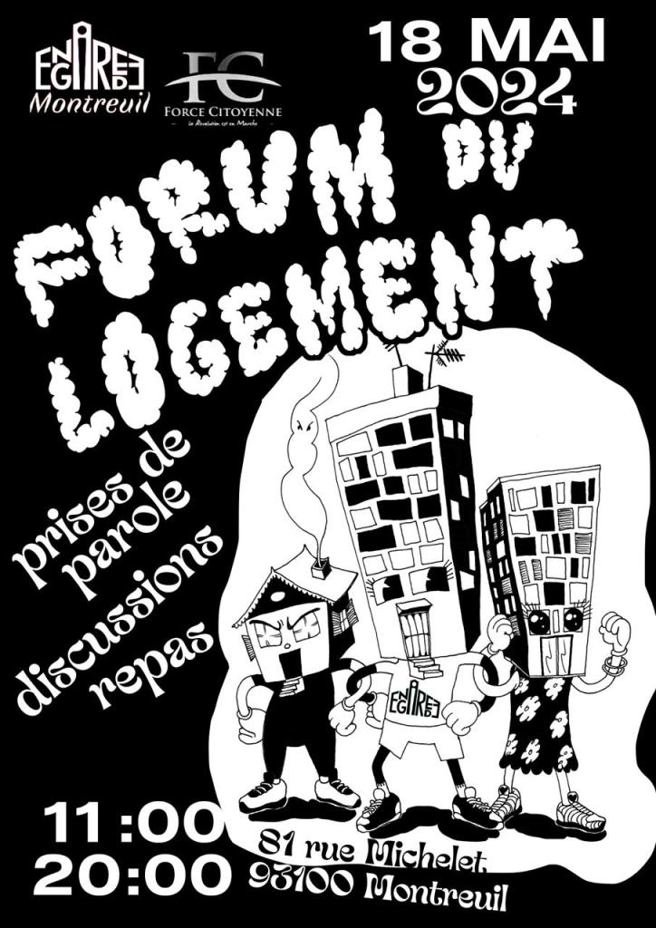 Forum du logement, 18 mai.