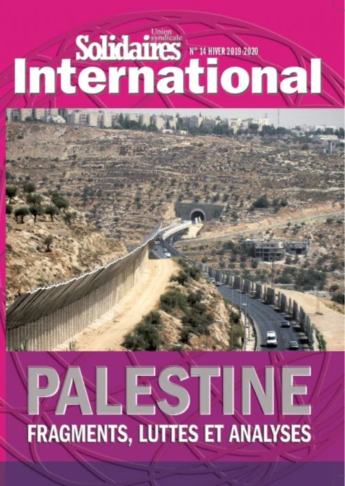 Palestine, Solidaires International n°14, septembre 2020.