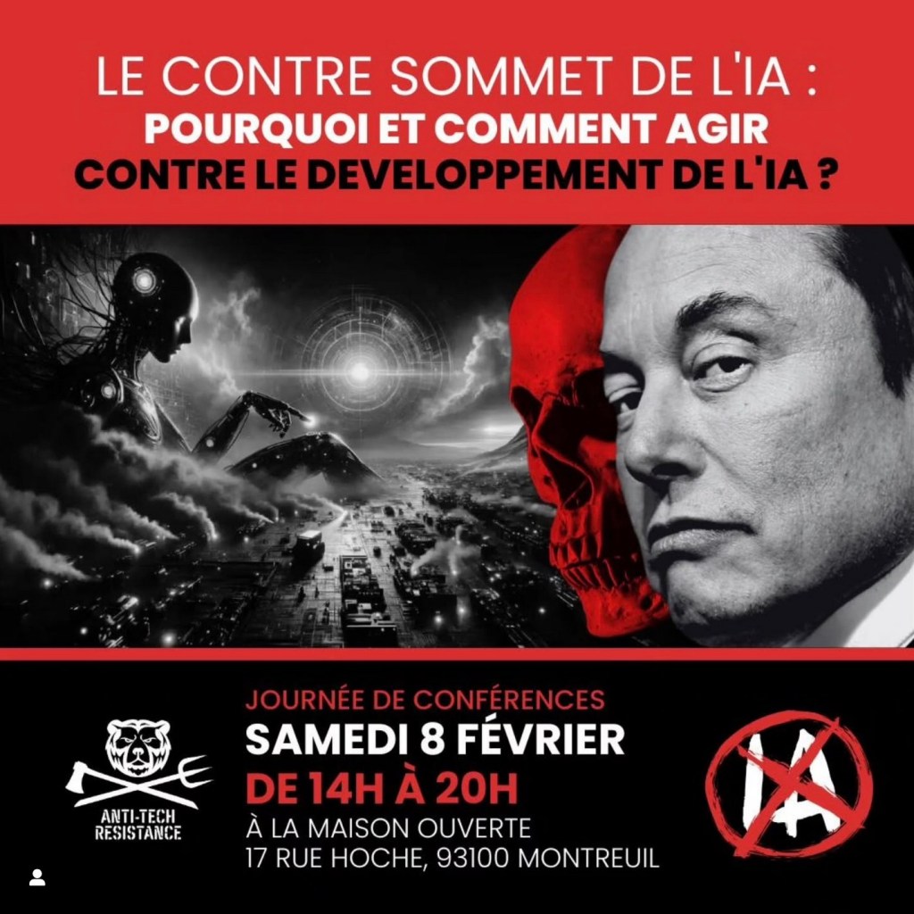 Contre sommet de l’IA : pourquoi et comment agir contre le développement de l’IA ?