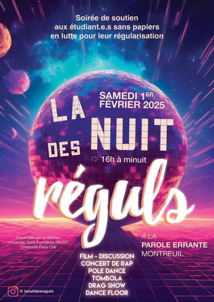 La nuit des réguls, samedi 1er février.