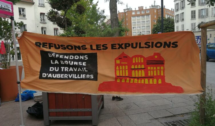 La Maire d’Aubervilliers s’acharne à vouloir expulser la Bourse du travail.