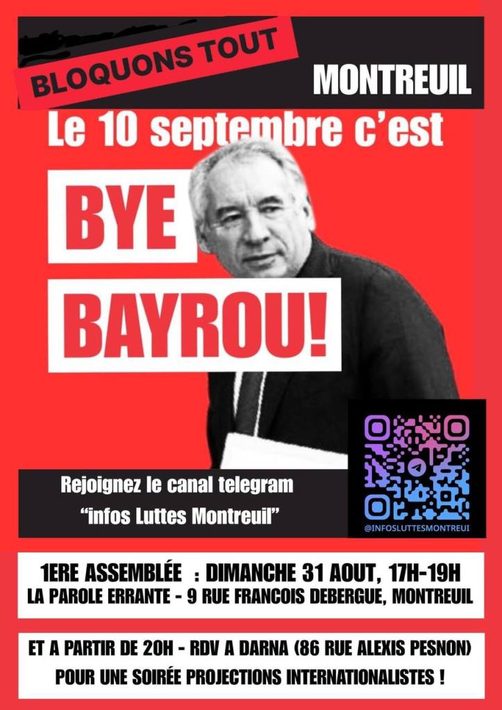 Le 10 septembre, bloquons tout !