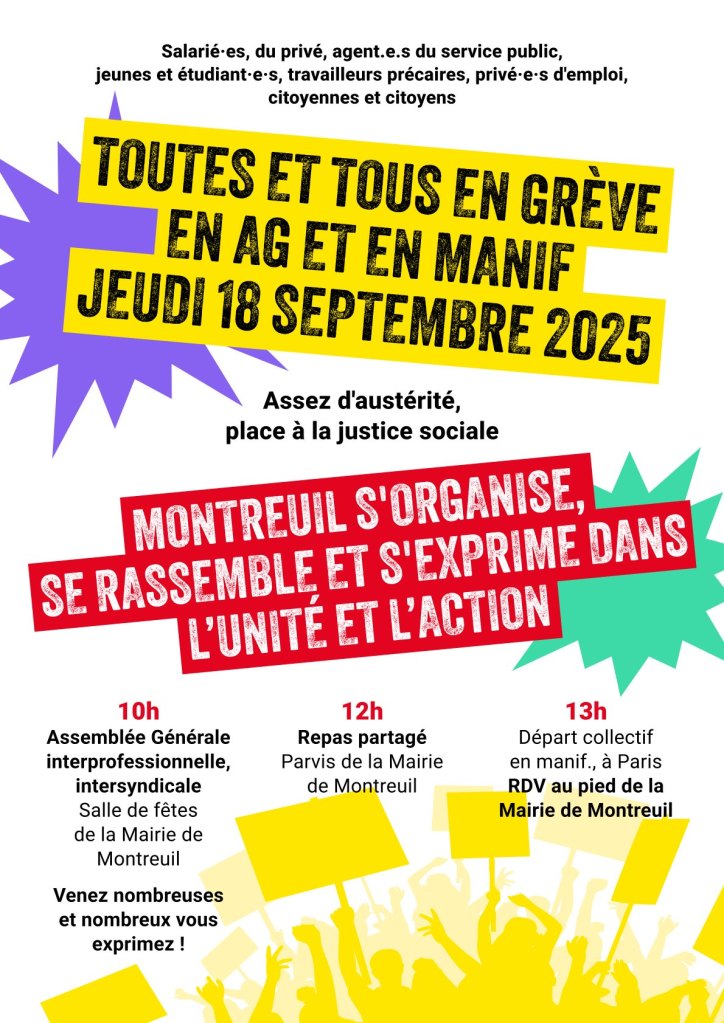 18 septembre à Montreuil !