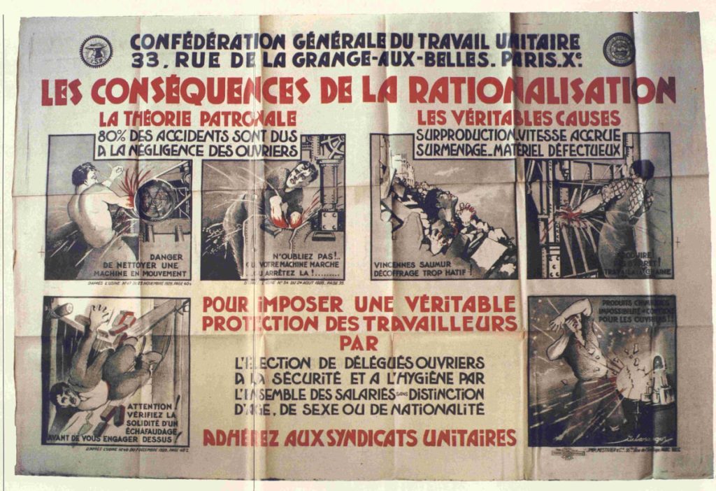 luttes sur les conditions de travail depuis 1789