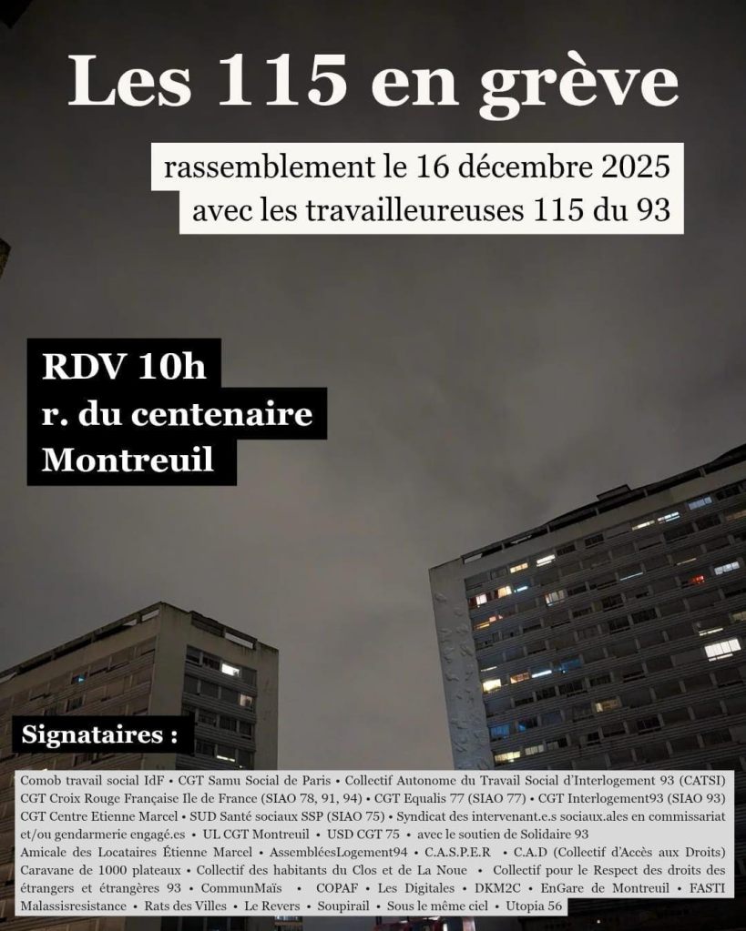 Grève des numéros d’urgence 115