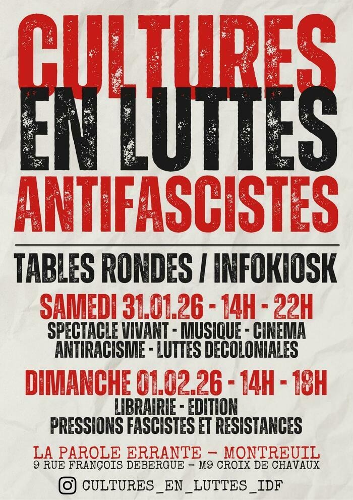 Cultures en luttes antifascistes