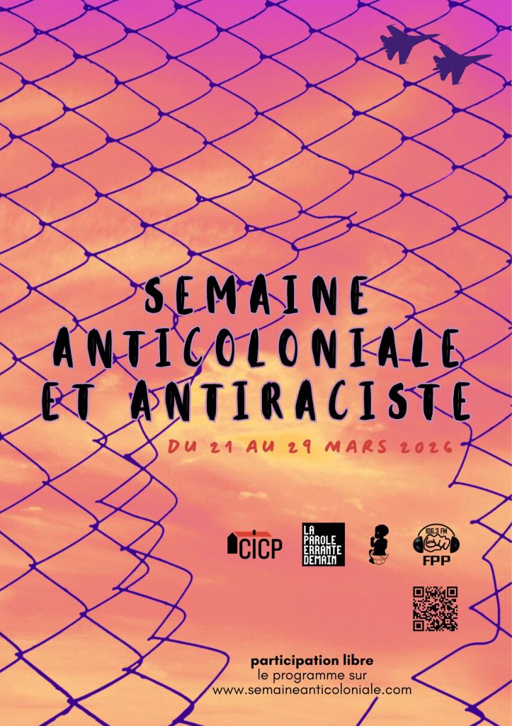 Salon anticoloniale et antiraciste, les 28 et 29 mars.